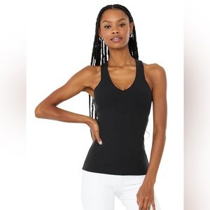 ALO yoga elevate tank, NWT black, S